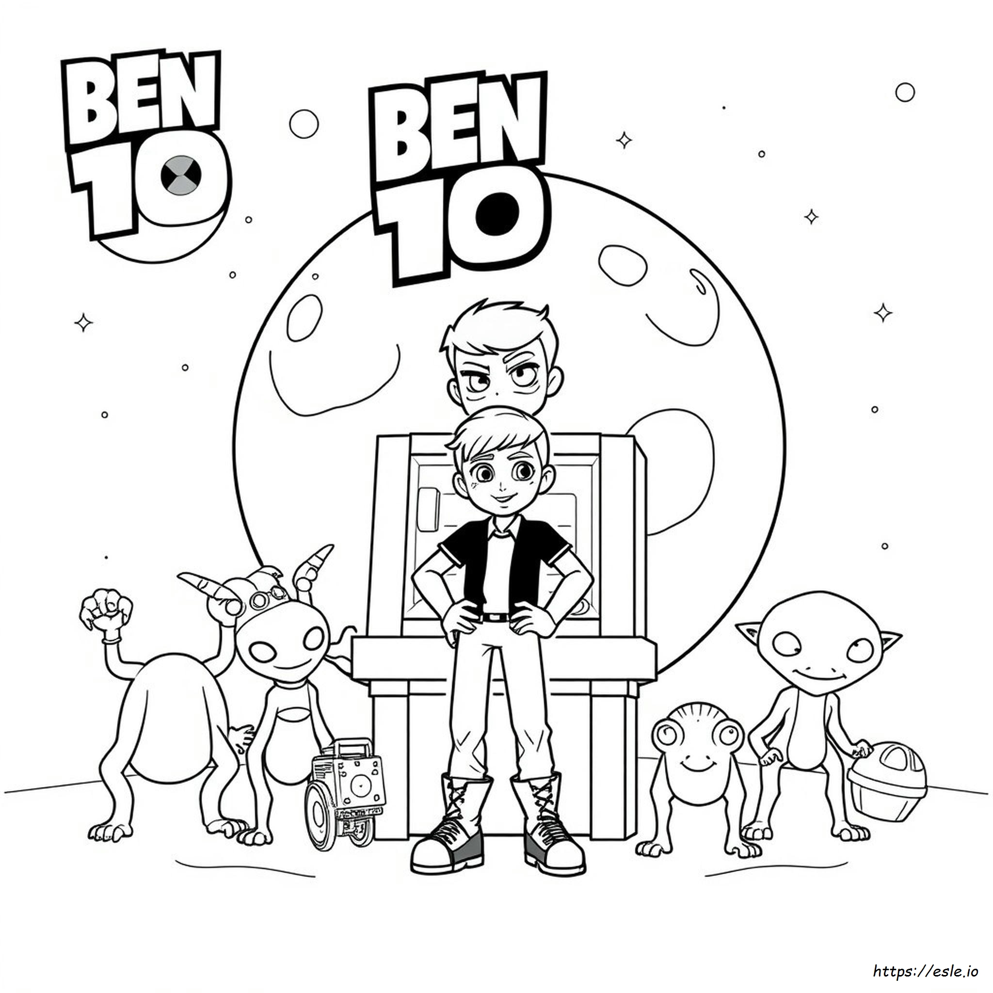 Ben 10 Gambar Mewarnai Yang Dapat Dicetak