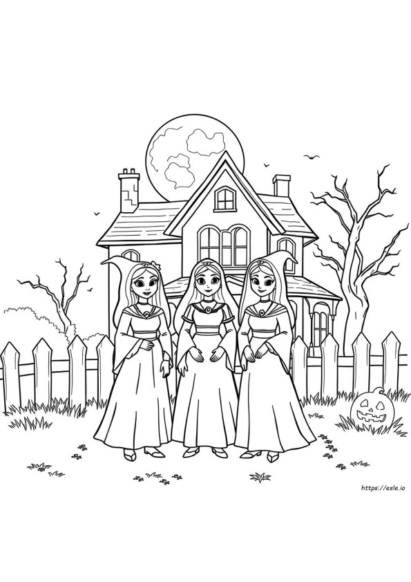 Halloween Coloring Pages Sanderson Sisters