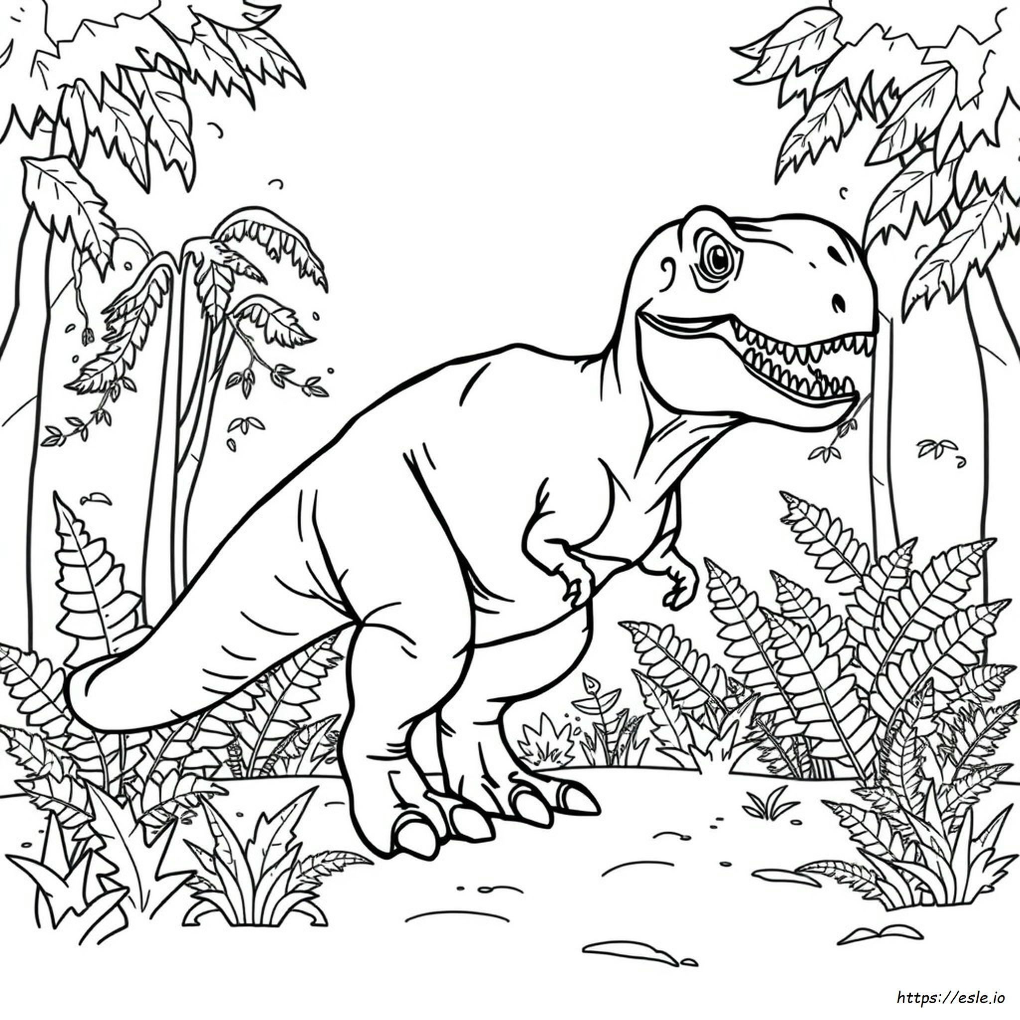 Trex Coloring Page Printable