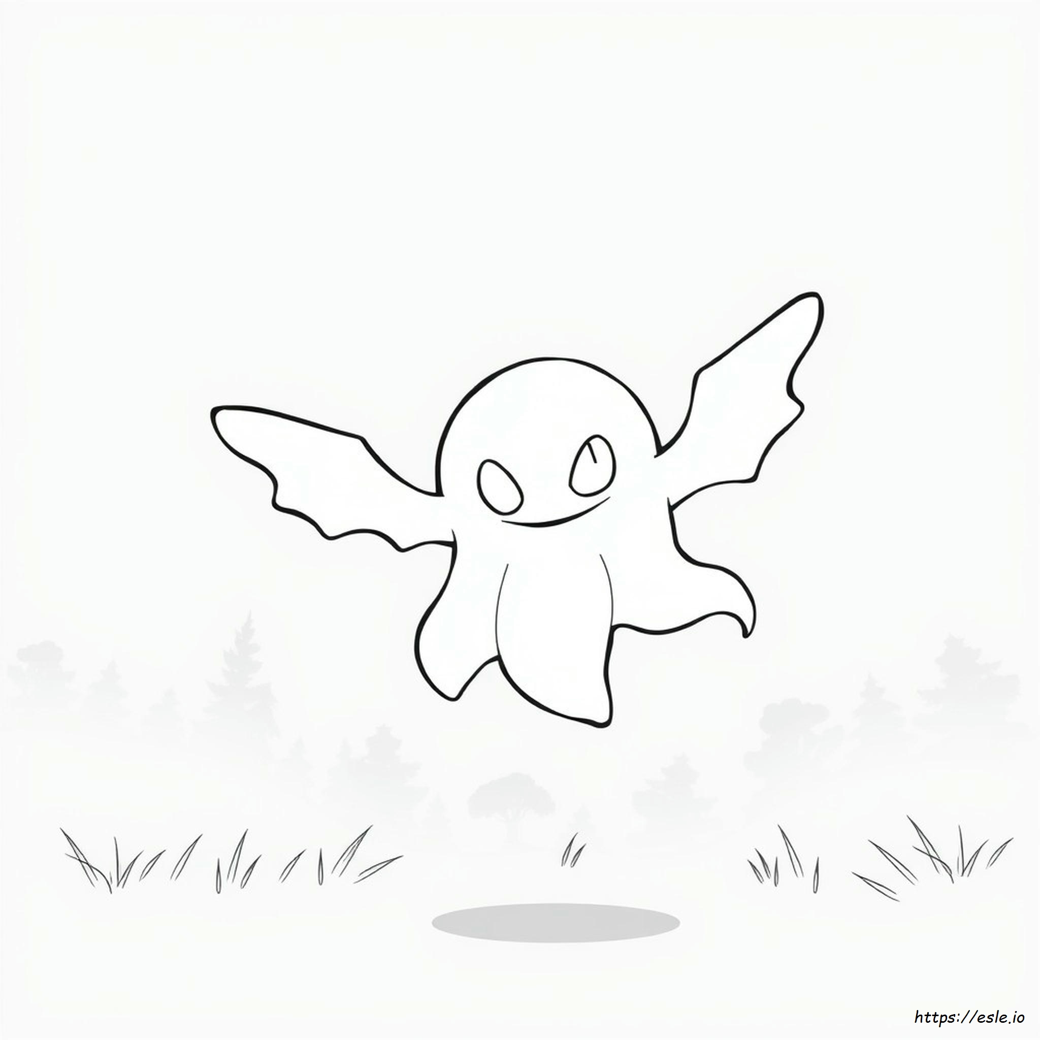 Gastly Pokemon Ausmalbilder