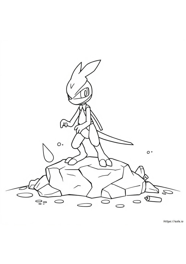 Greninja-Värityskuva