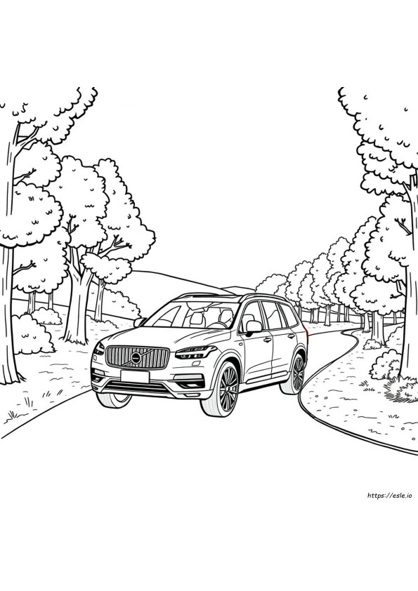 Volvo Xc90 Kleurplaten