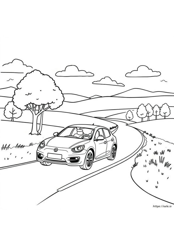 Car Coloring Pages For Adults Pdf