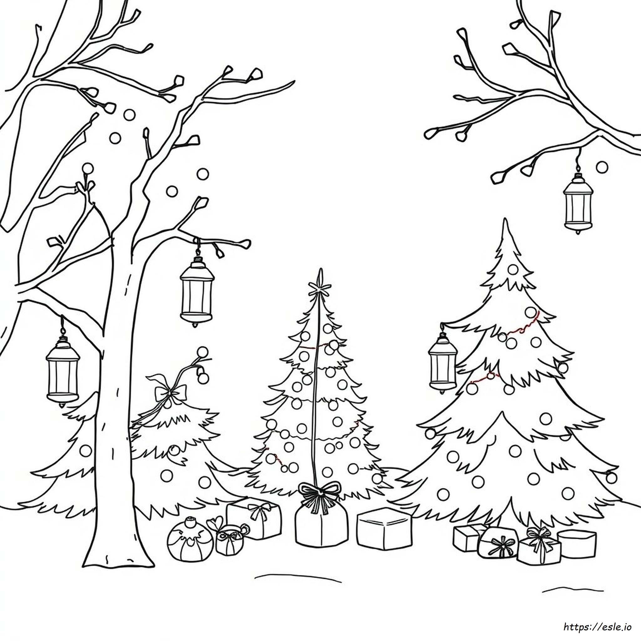 Disegno Da Colorare Yule Gratis