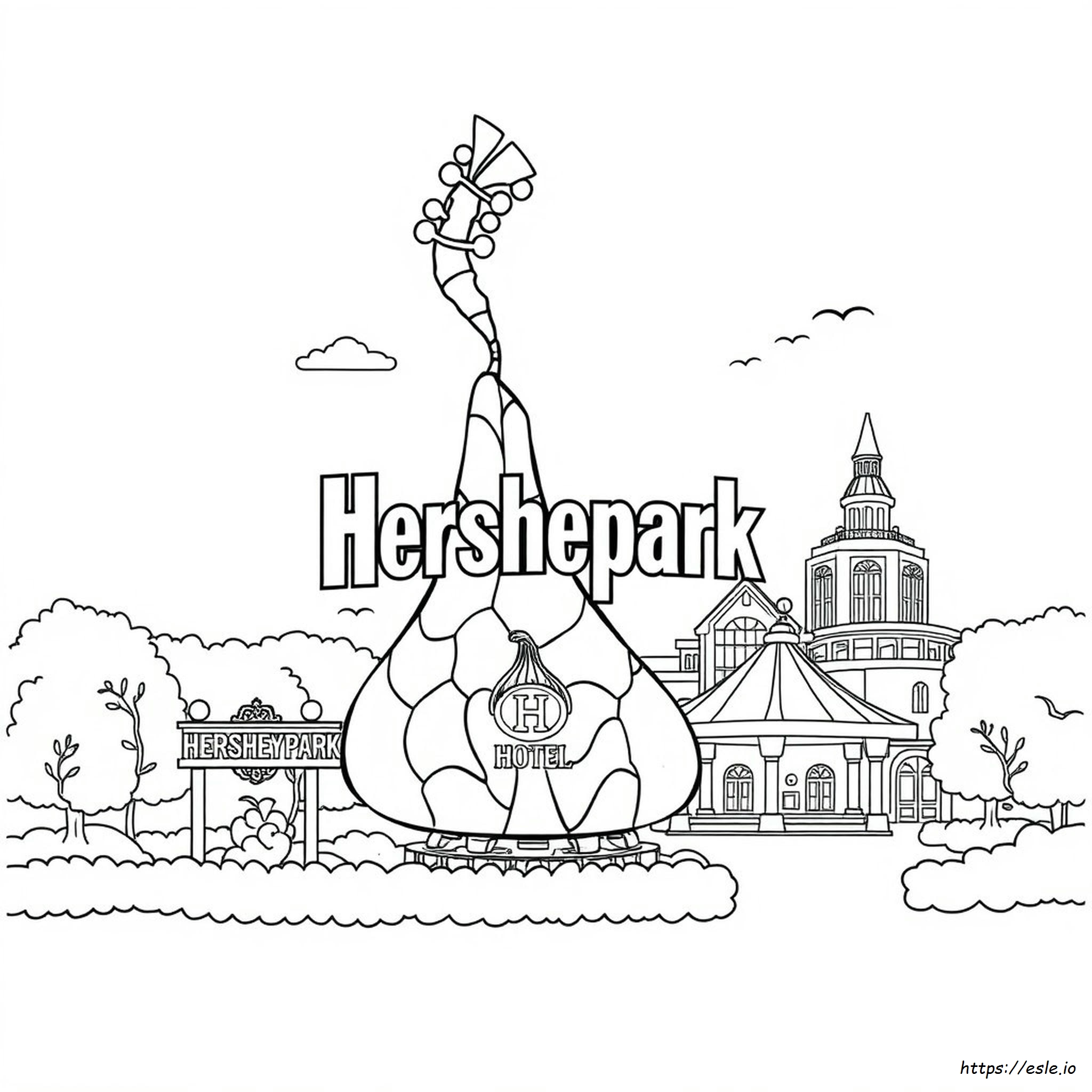 Hershey Öpücüğü Boyama Sayfası
