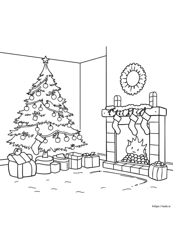Páginas Para Colorear De Feliz Navidad Imprimibles Gratis