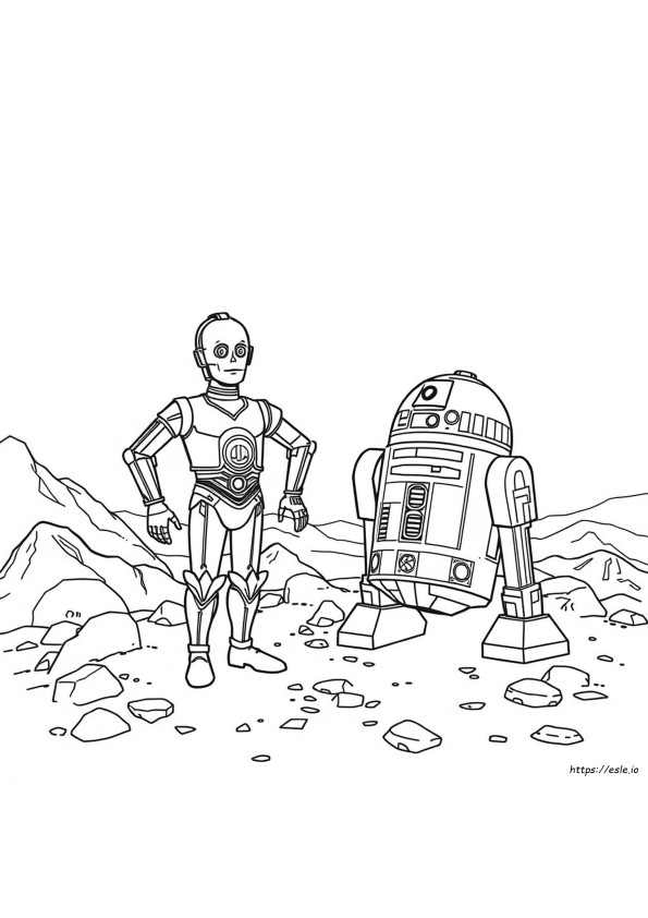 C3po Coloring Pages Free