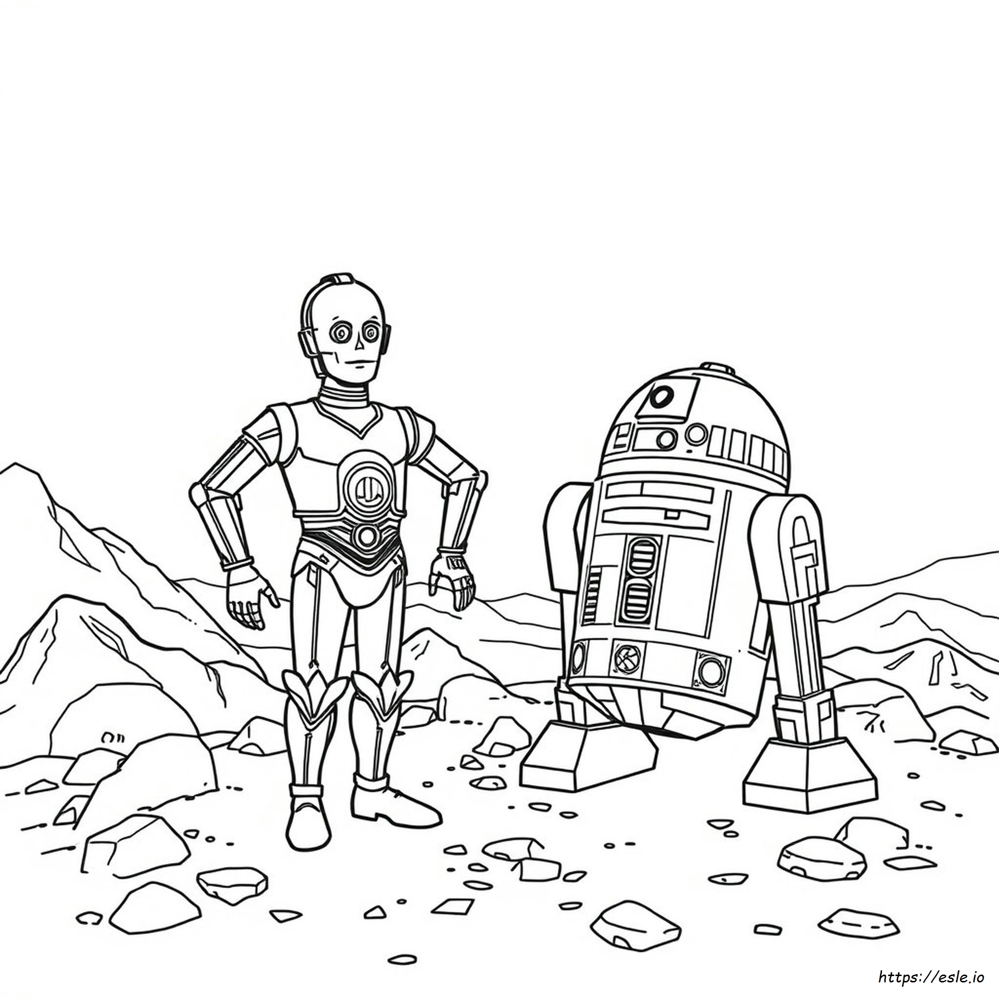 C3po Coloring Pages Free