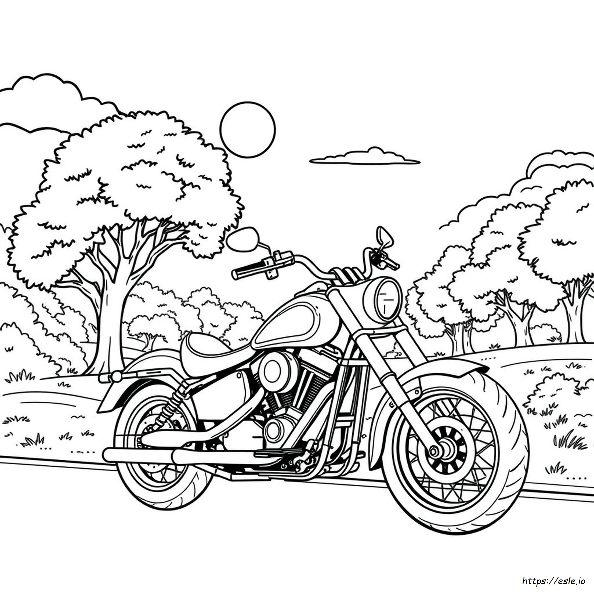 Darmowa Kolorowanka Harley Davidson - PDF Do Druku