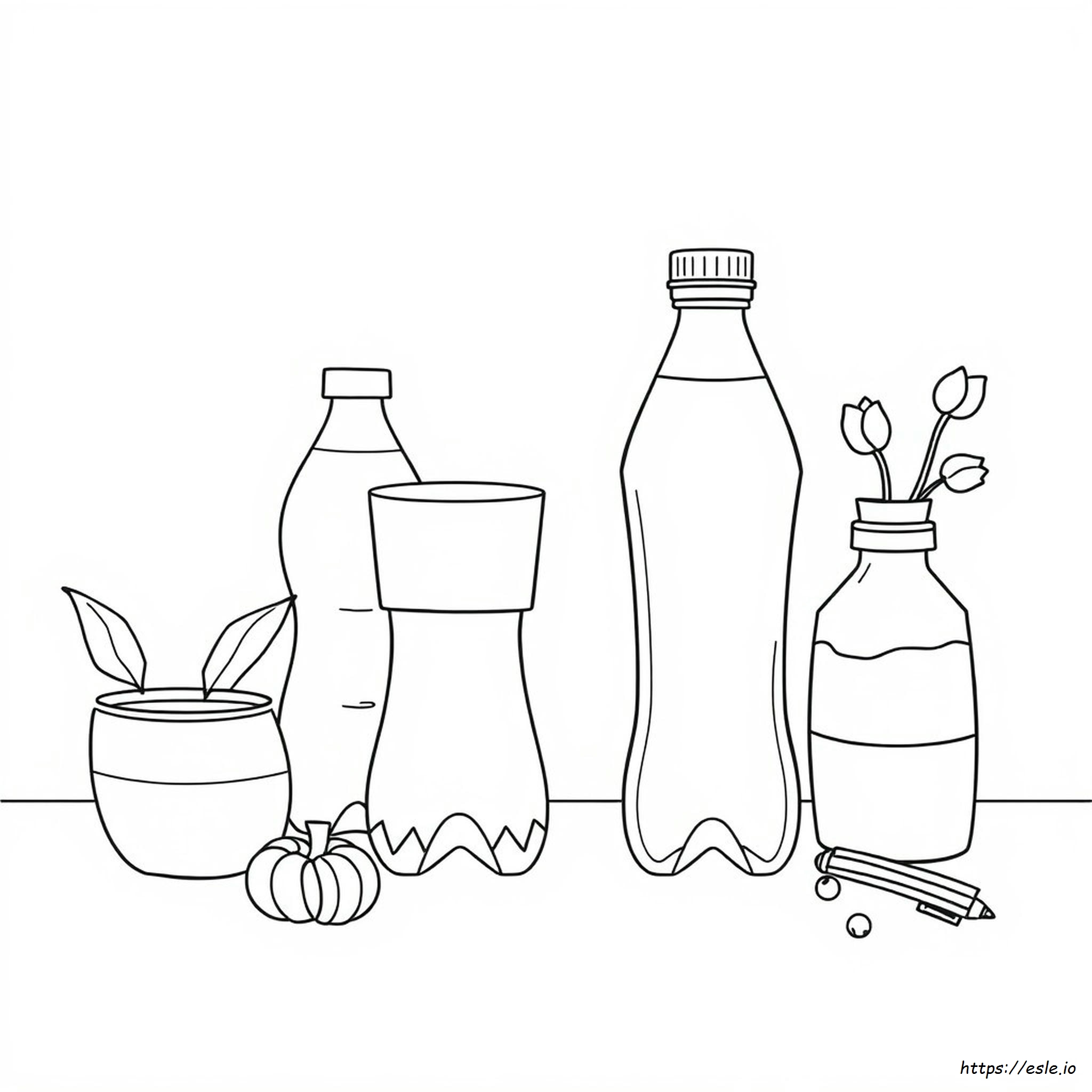How To Color Plastic Water Bottles
