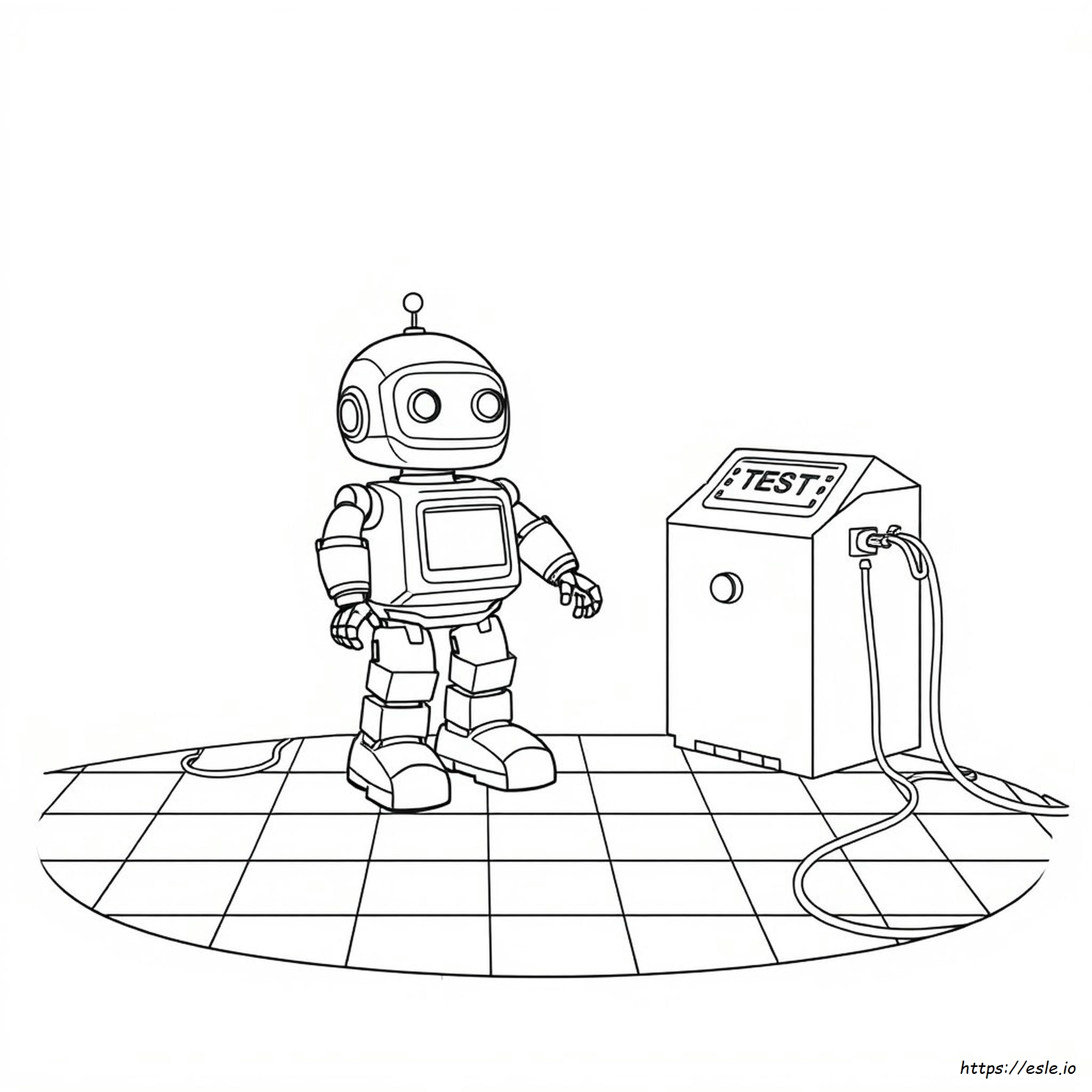 Printer Test Page Coloring Sheet - Free Printable PDF