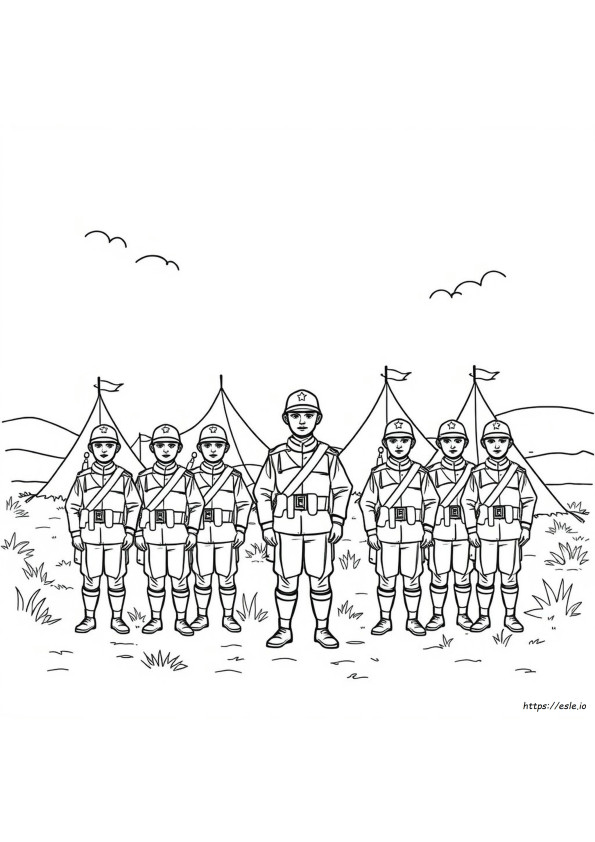 Coloring Pictures Of Soldiers