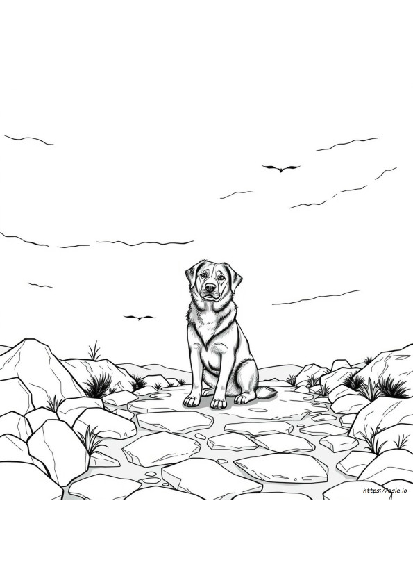 Realistic Dog Coloring Pages For Adults