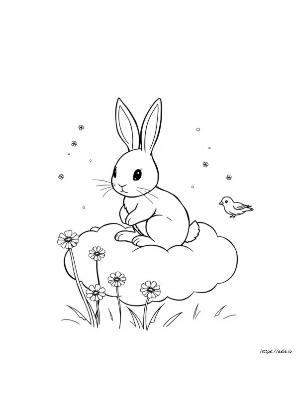 Rabbit Coloring Pages Printable Pdf