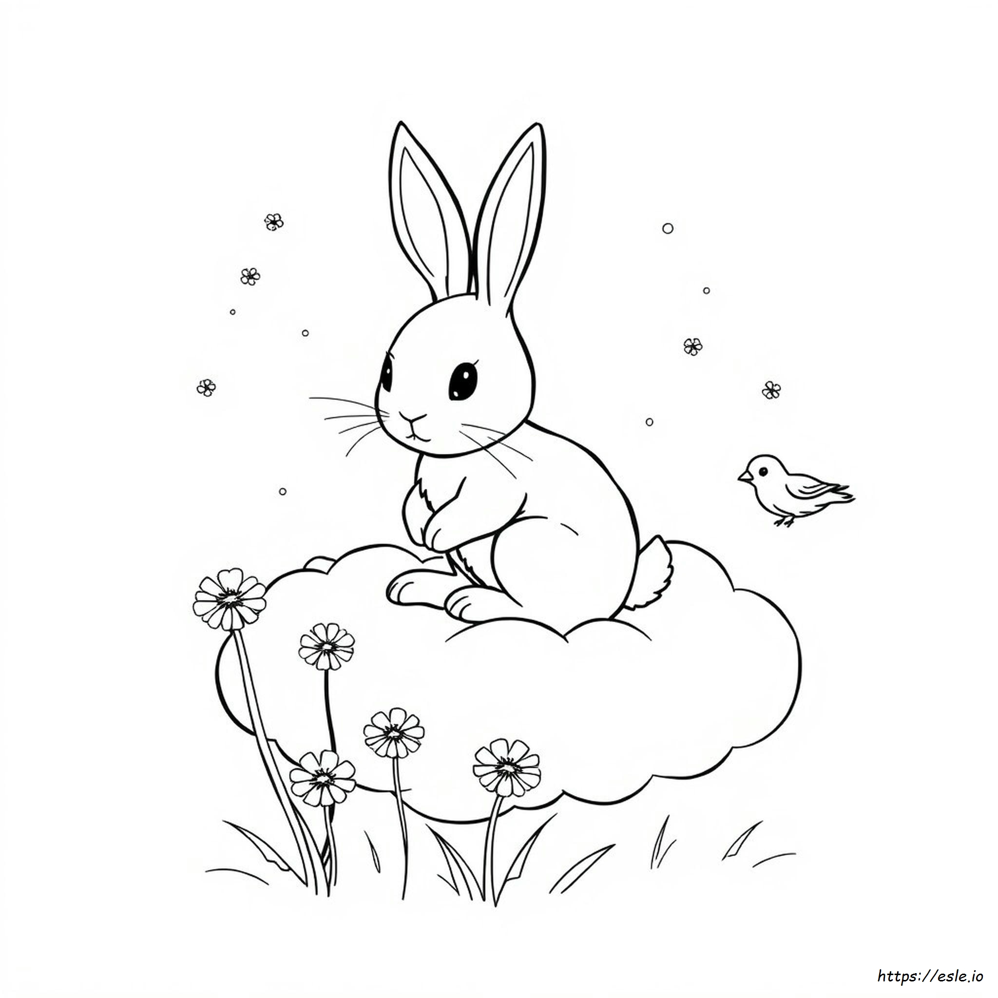Rabbit Coloring Pages Printable Pdf