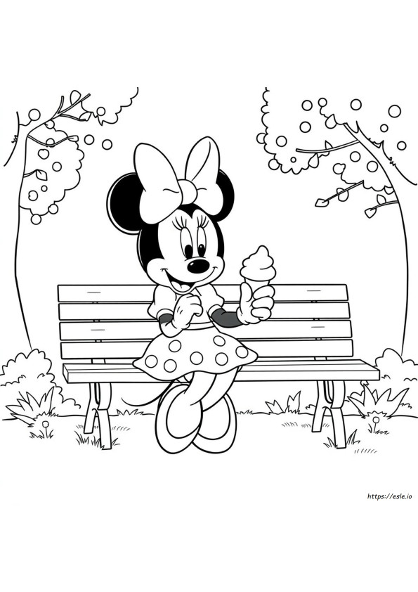 Minnie Mouse Boyama Sayfaları Yazdır