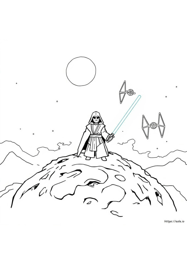 Páginas Para Colorear De Halloween De Star Wars