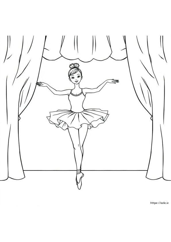 Ballerina Coloring Picture