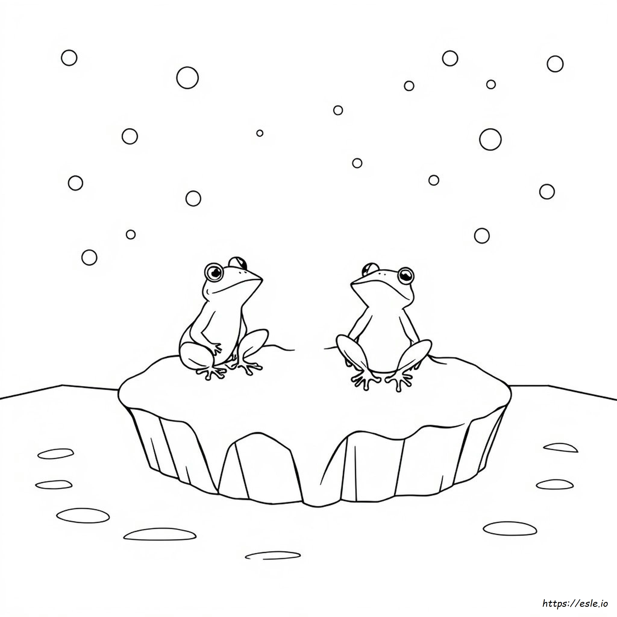 Frosty Coloring Page - Free Printable Snowman