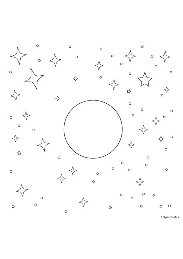 Cielo Stellato Da Colorare