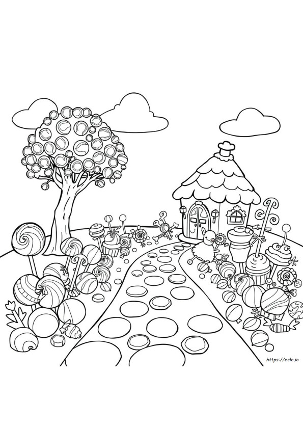 Candy Land Coloring