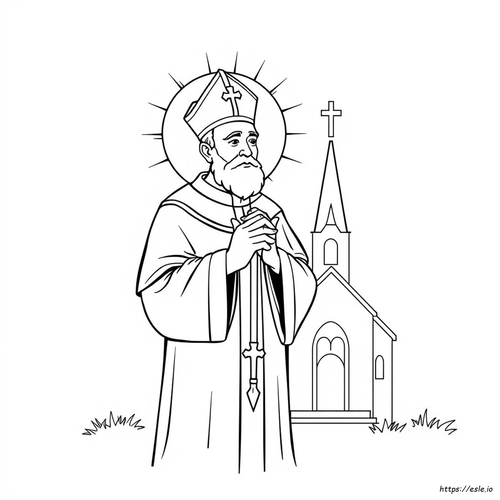 Padre Pio Da Colorare