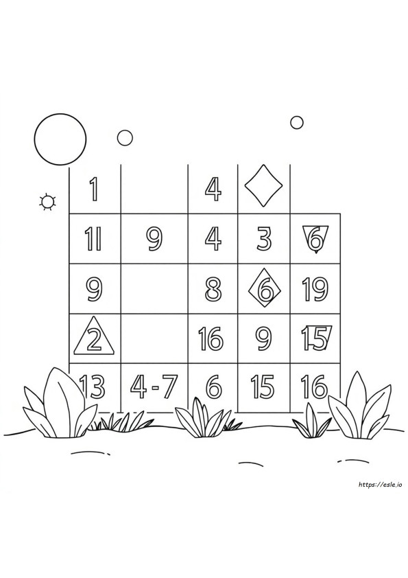 Adult Coloring Pages With Numbers