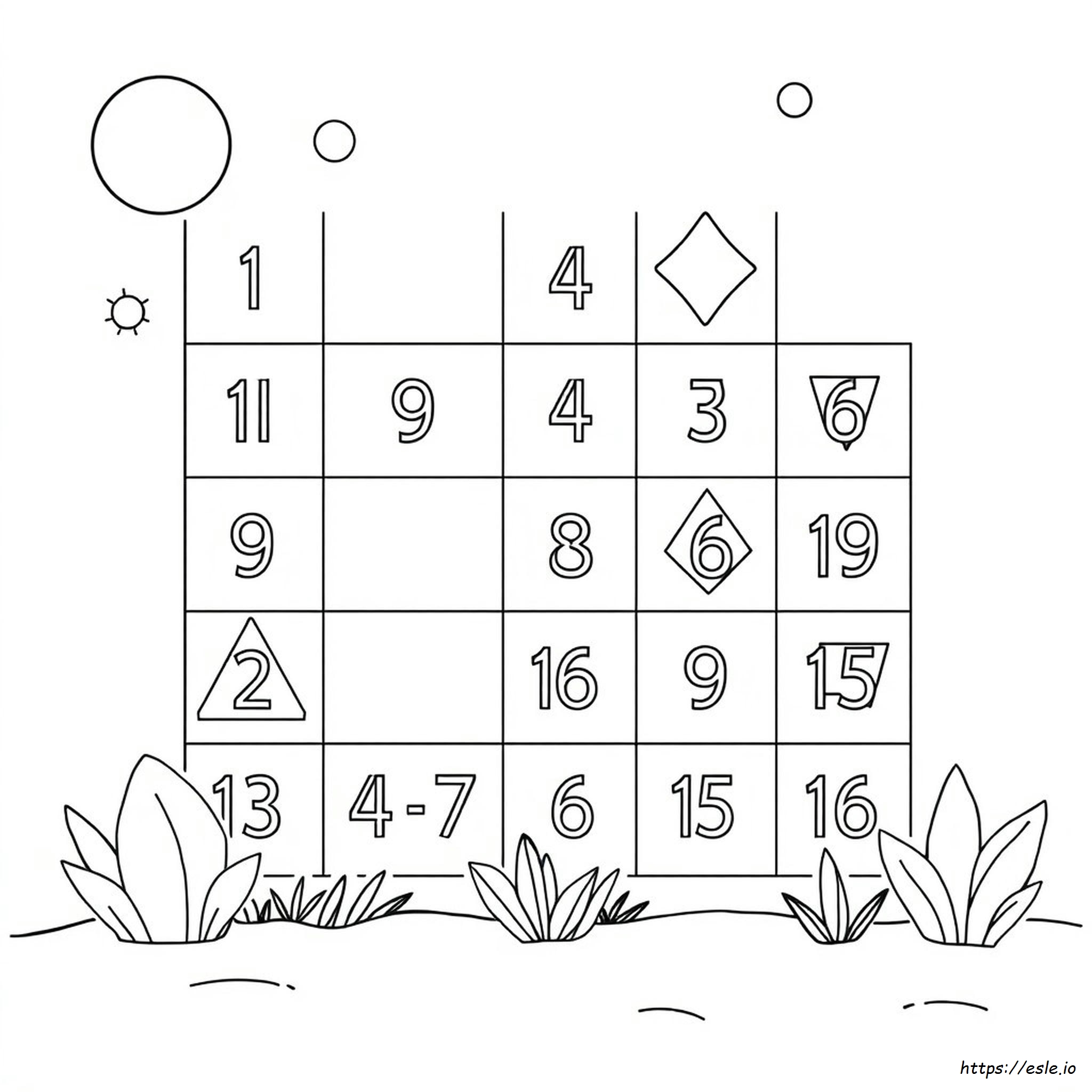 Adult Coloring Pages With Numbers