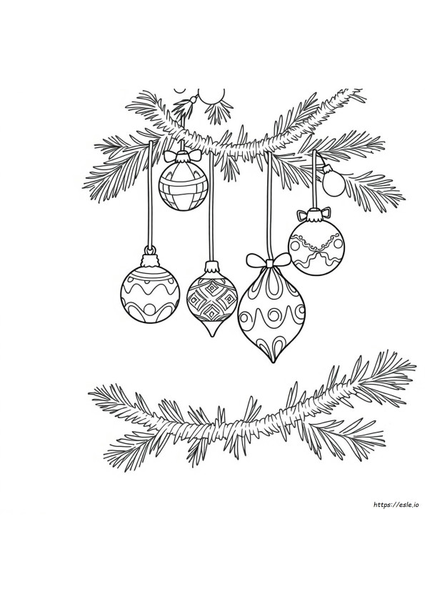 Cute Ornament Coloring Pages