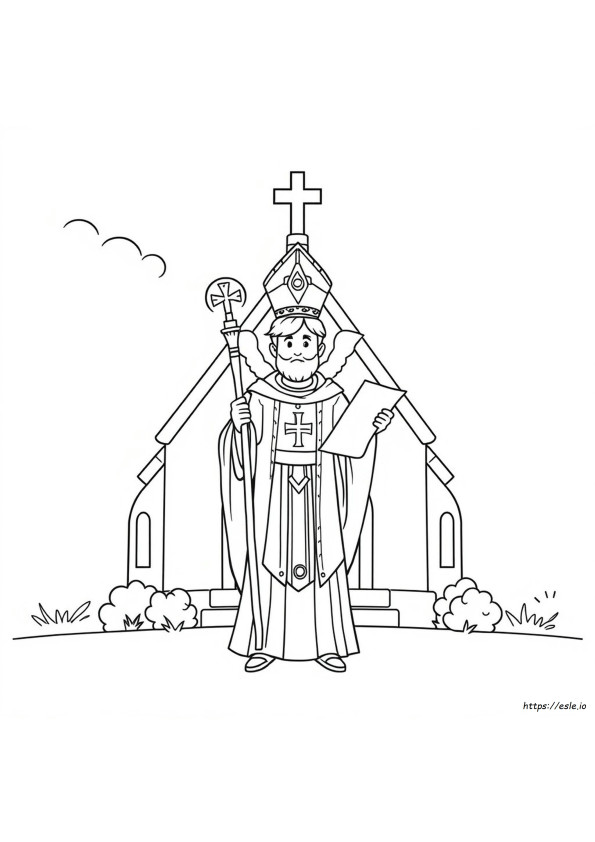 St Gabriel Coloring Page