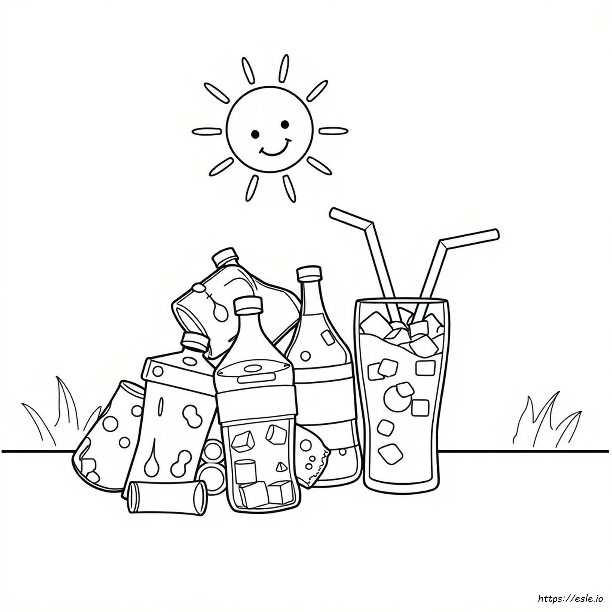 Soda Coloring Pages