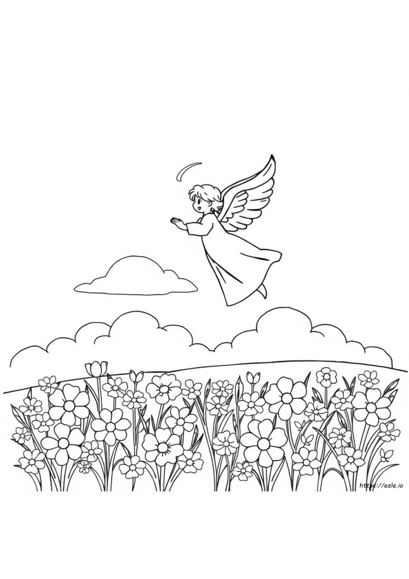 Dibujos De Ángeles Para Colorear E Imprimir