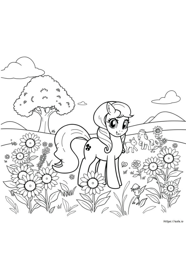 My Little Pony Filly Coloring Pages