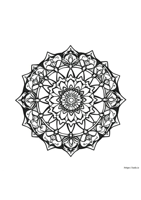 Inspirational Mandala Coloring Pages
