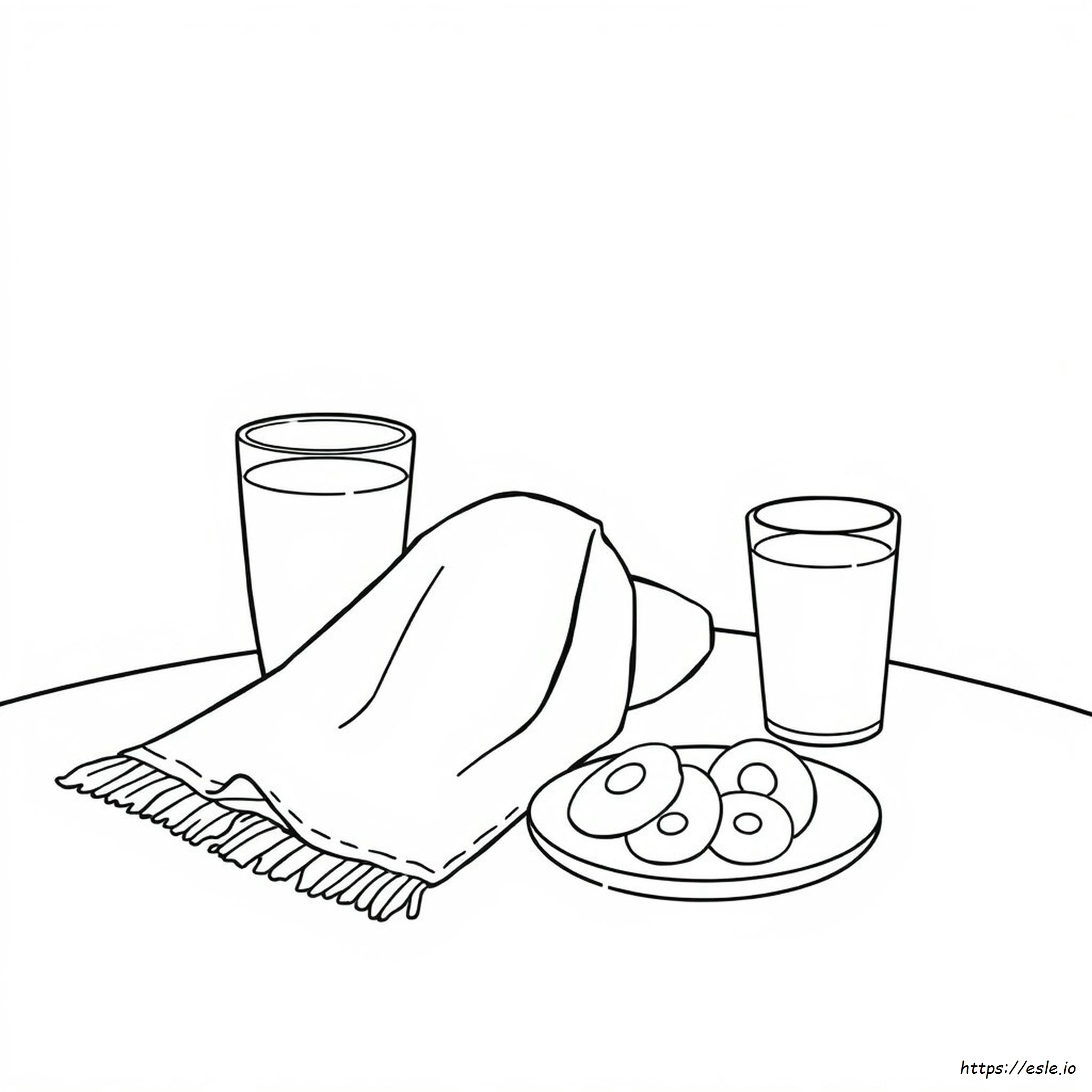 Towel Colouring Pages