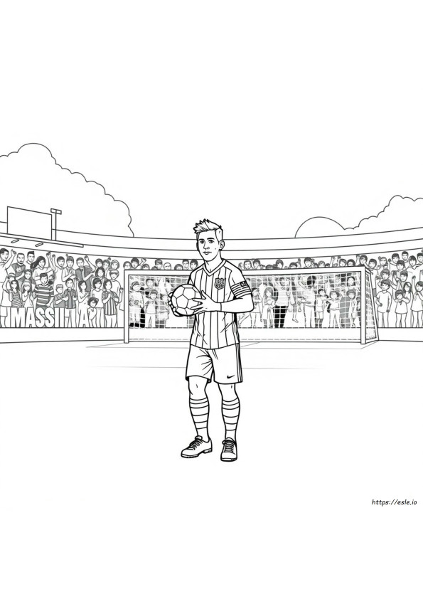 Messi Coloring Pages Pdf
