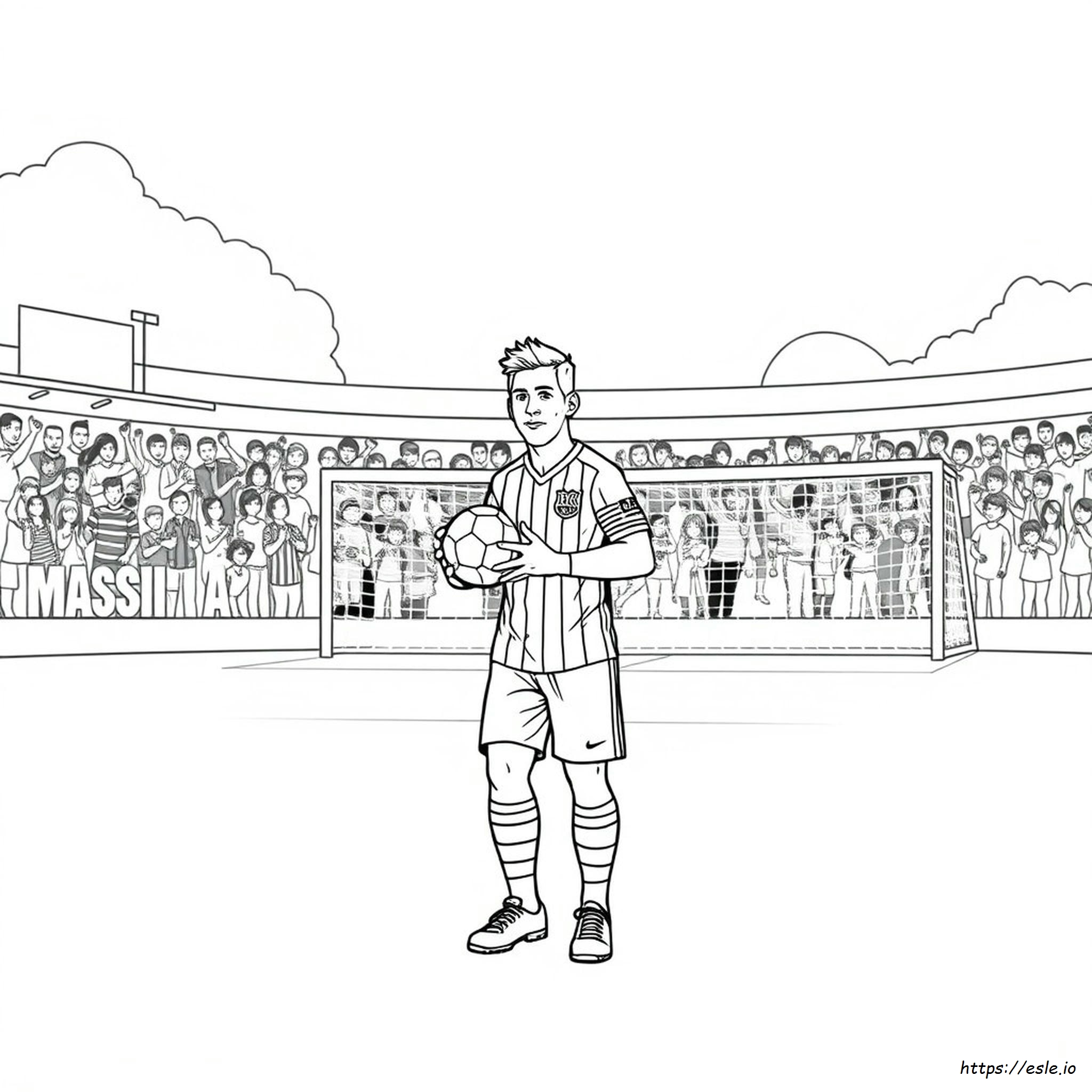Messi Coloring Pages Pdf