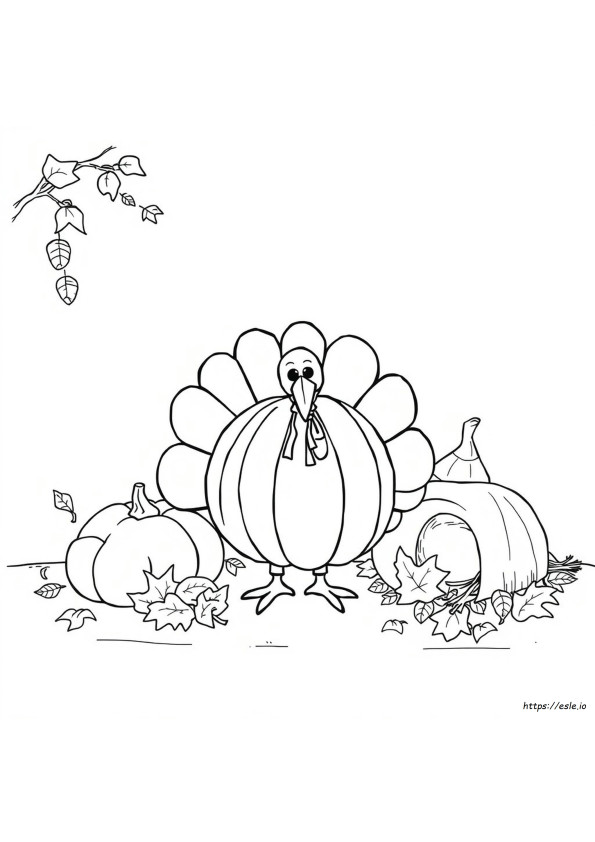 Disguise A Turkey Coloring Page