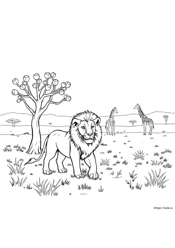 Kenia Kleurplaten