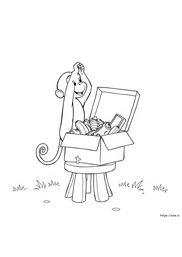 Curious George Coloring Book Pages