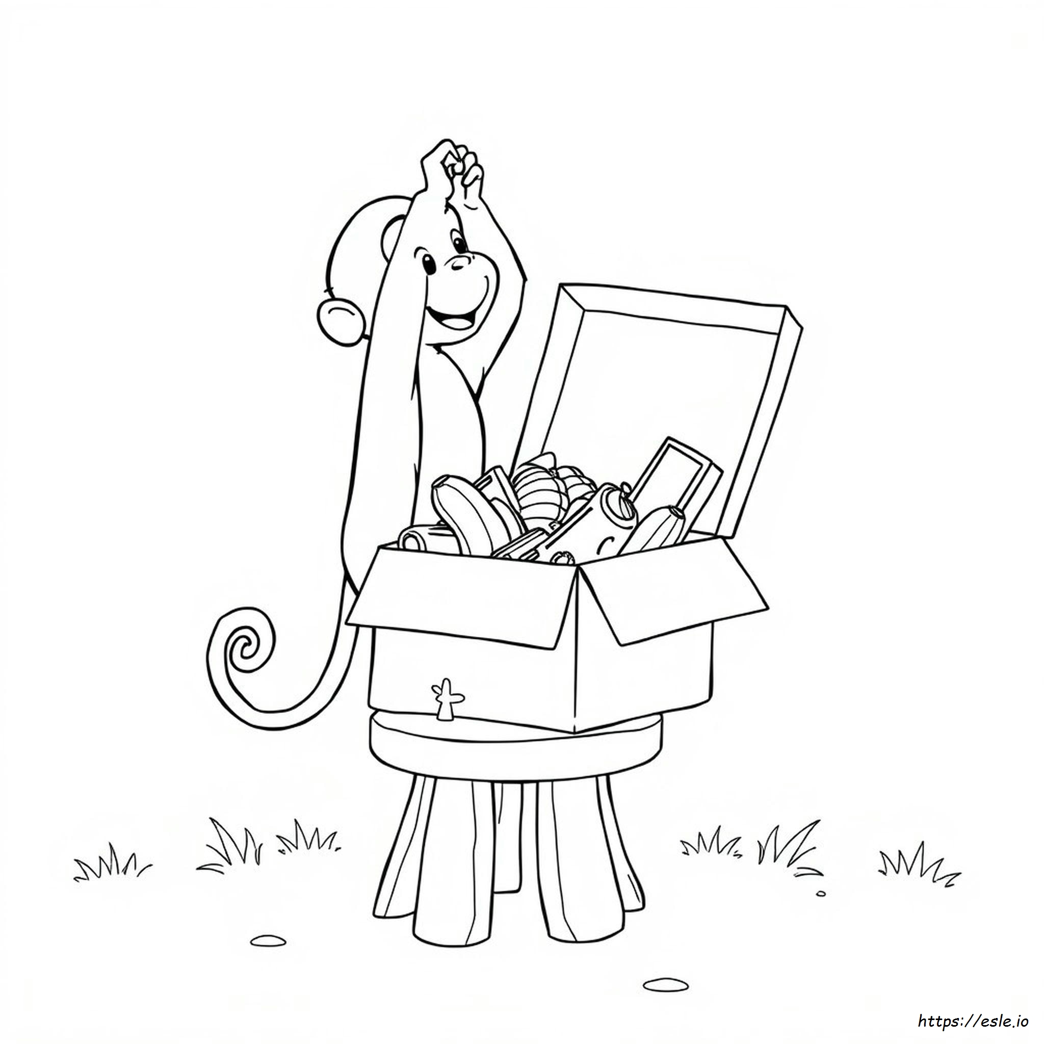 Curious George Coloring Book Pages
