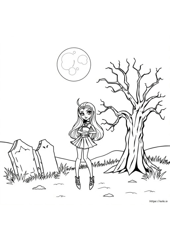 Twyla Monster High Ausmalbilder