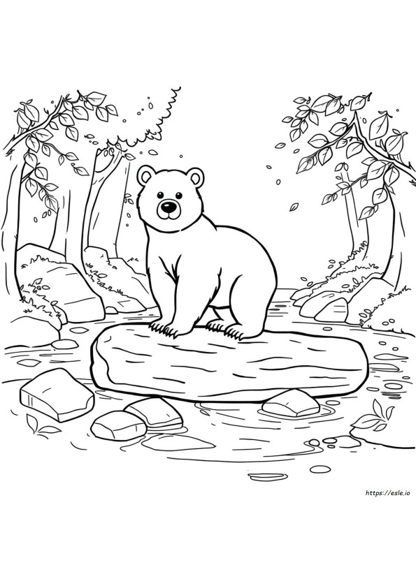 Bear Coloring Picture