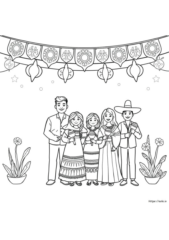 Disegni Da Colorare Ispanici Gratuiti E Stampabili