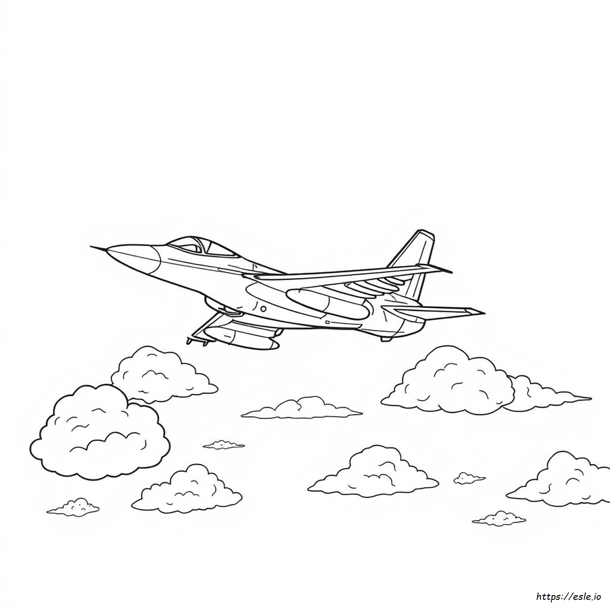 Free Printable Fighter Jet Coloring Pages
