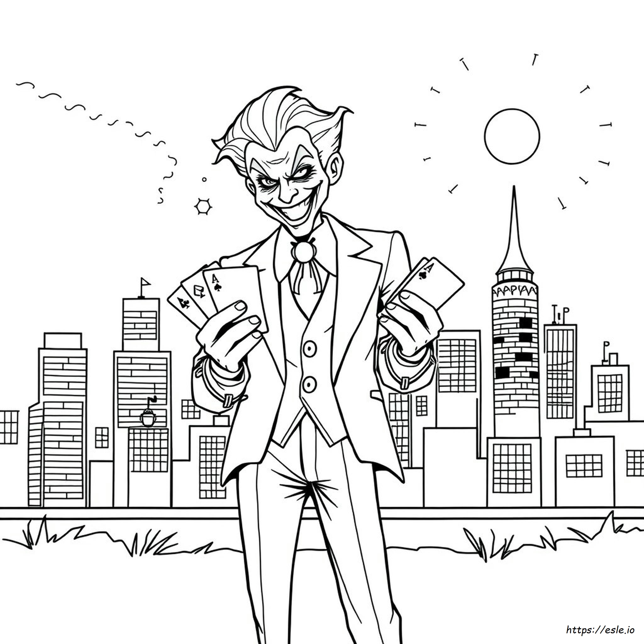 Joker Coloring Book - Free Printable Coloring Page