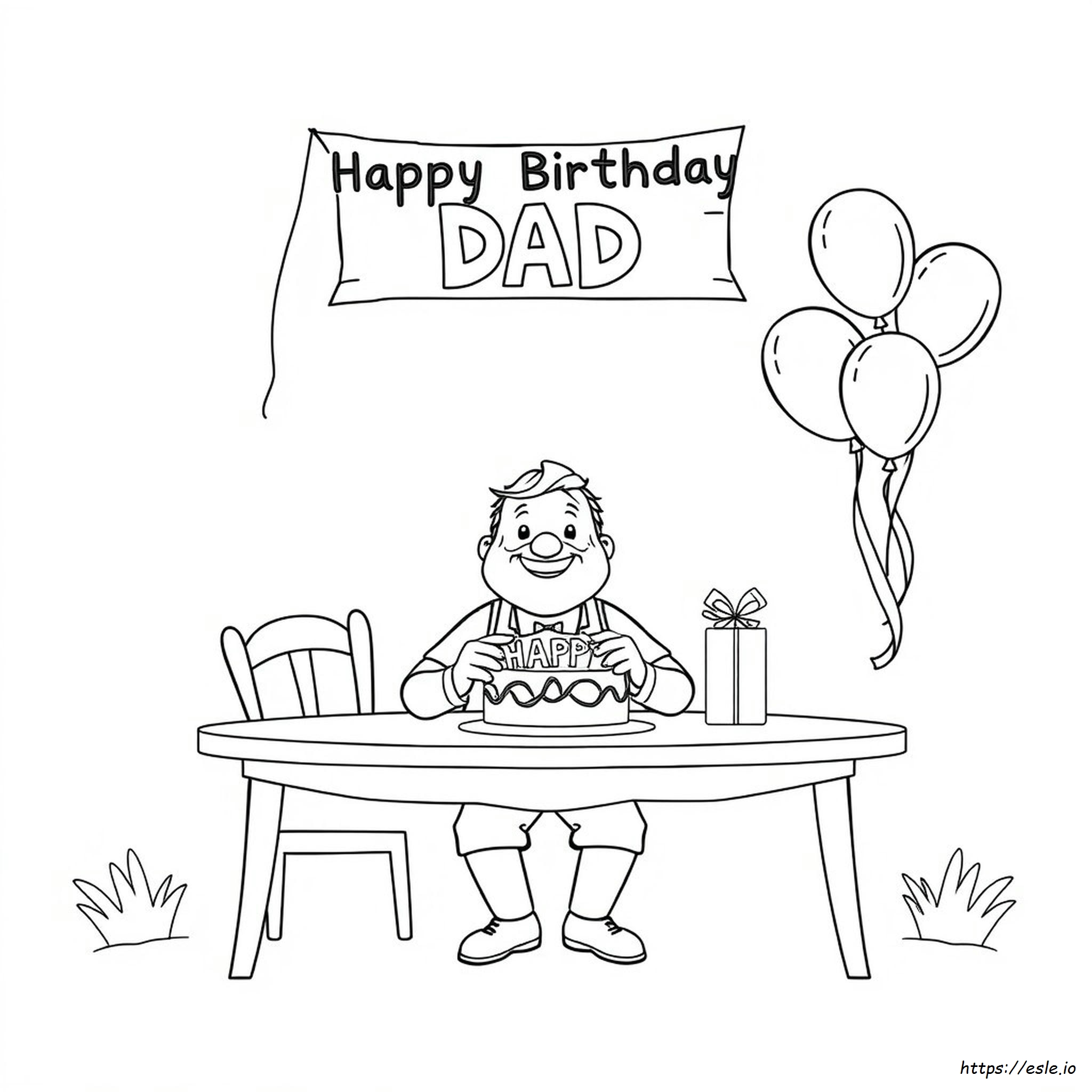 Malvorlagen Alles Gute Zum Geburtstag Papa Ausmalbilder