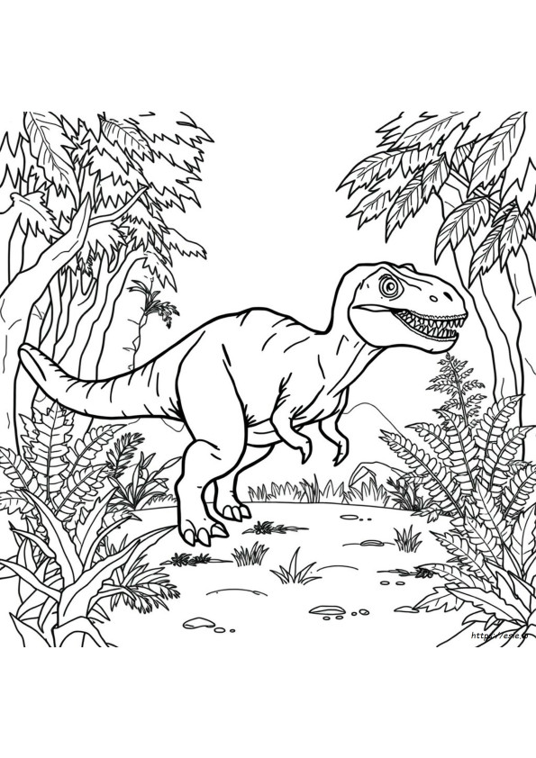 Jurassic Park Coloring Pages Pdf