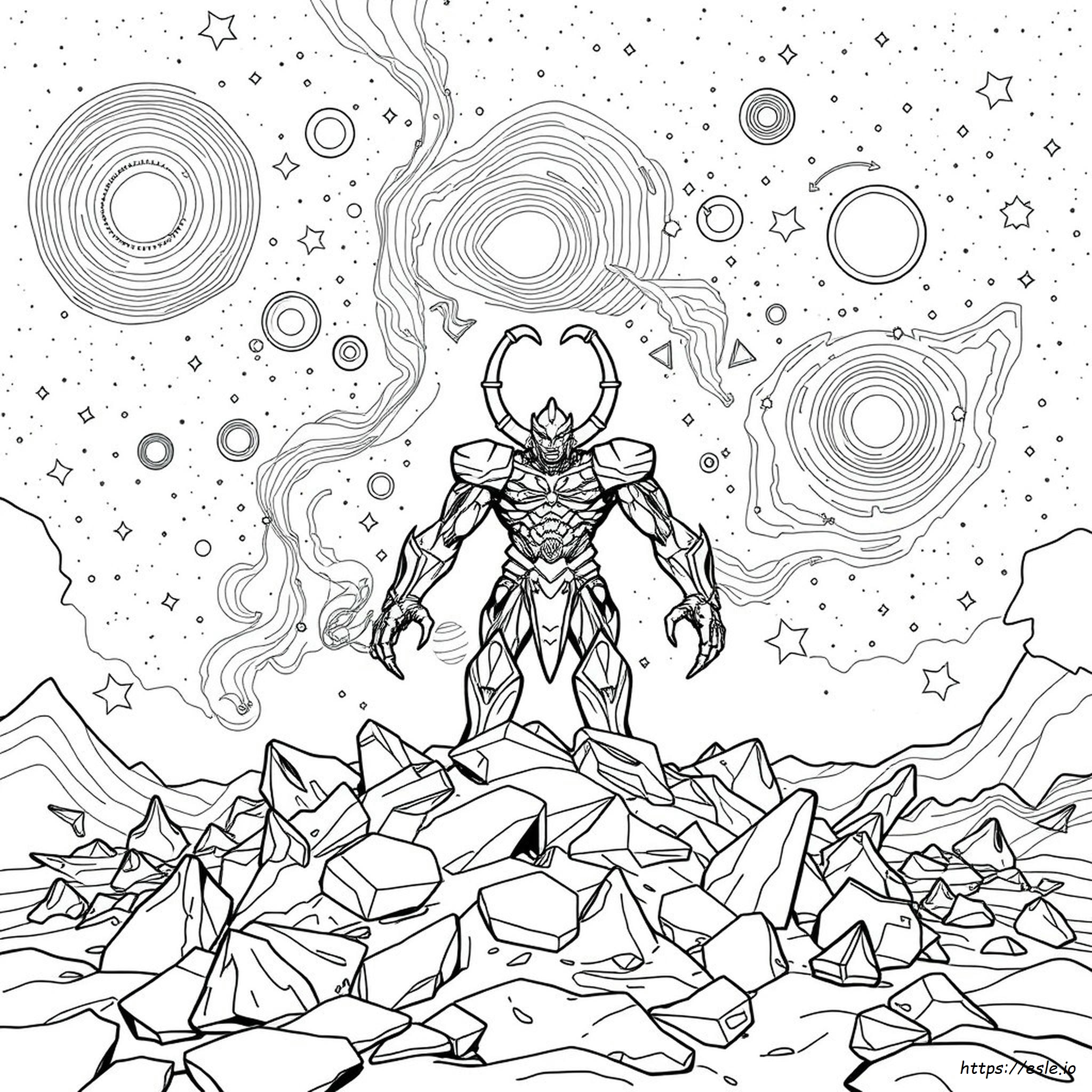 Galactus Para Colorear