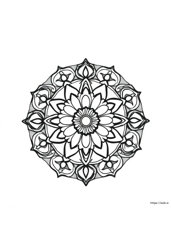 Cool Mandala Coloring Pages